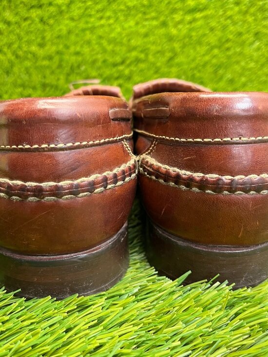 Cole Haan Country Handsewn Mens Size 9.5 Brown Classic Pinch Tassel Loafer Shoes main image 7